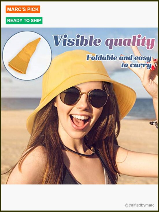 8 Pack Cotton Bucket Hats Foldable Lightweight One Size Fishing Hat